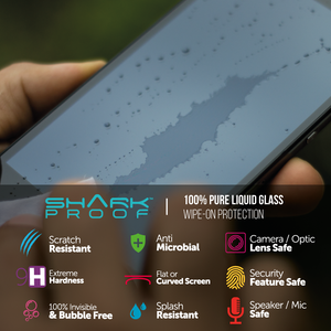 Shark Proof™ Liquid Glass Wipe On Screen Protector for ANY Phone Tablet (4605090299967)